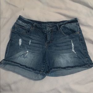 Denim shorts
